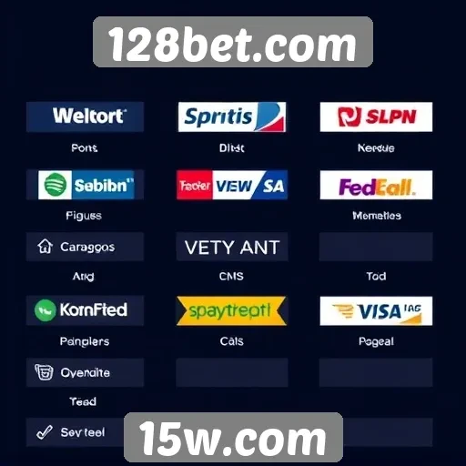 Métodos de pagamento disponíveis no 128bet.com